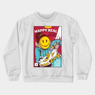 SMILEY CEREAL BOX Crewneck Sweatshirt